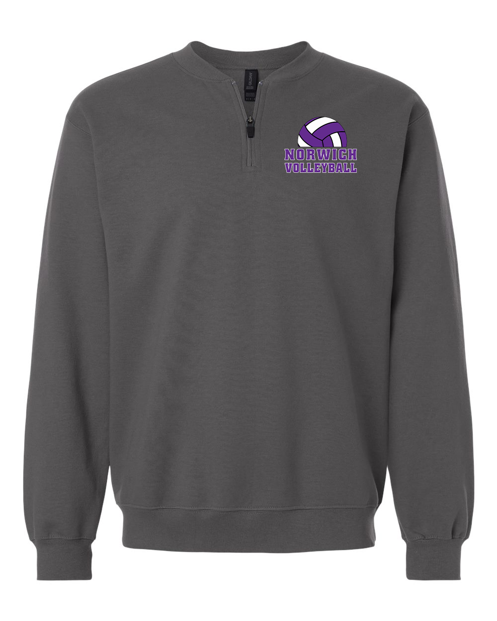Norwich Volleyball Quarter-Zip Pullover Design 3