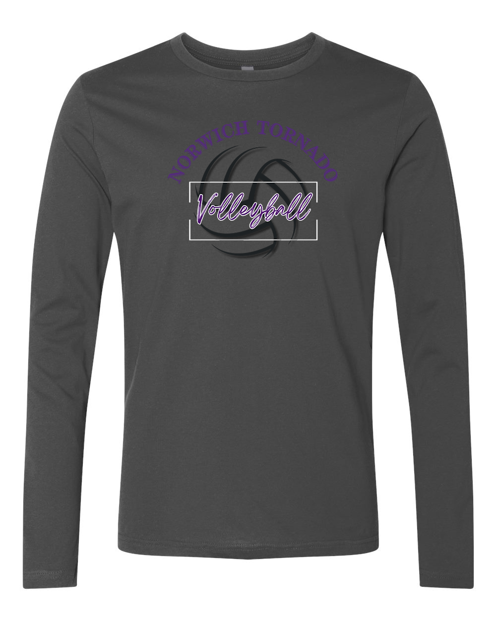 Norwich Volleyball Long Sleeve T-Shirt Design 1