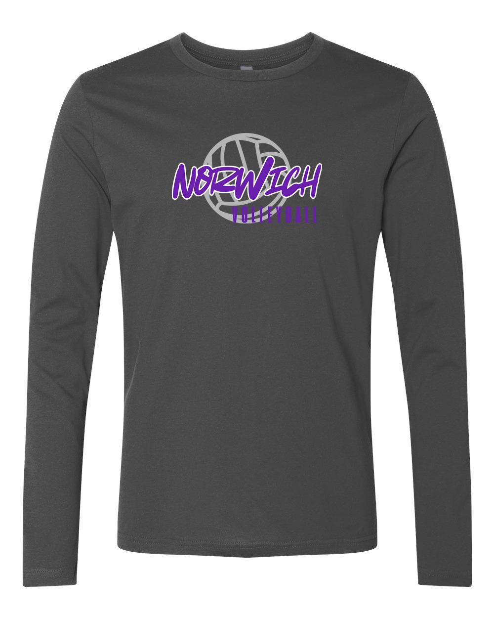 Norwich Volleyball Long Sleeve T-Shirt Design 2