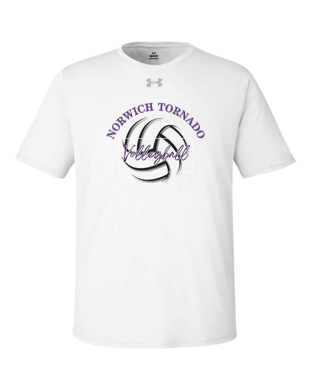 Norwich Volleyball Under Armour Team Tech™ T-Shirt Design 1