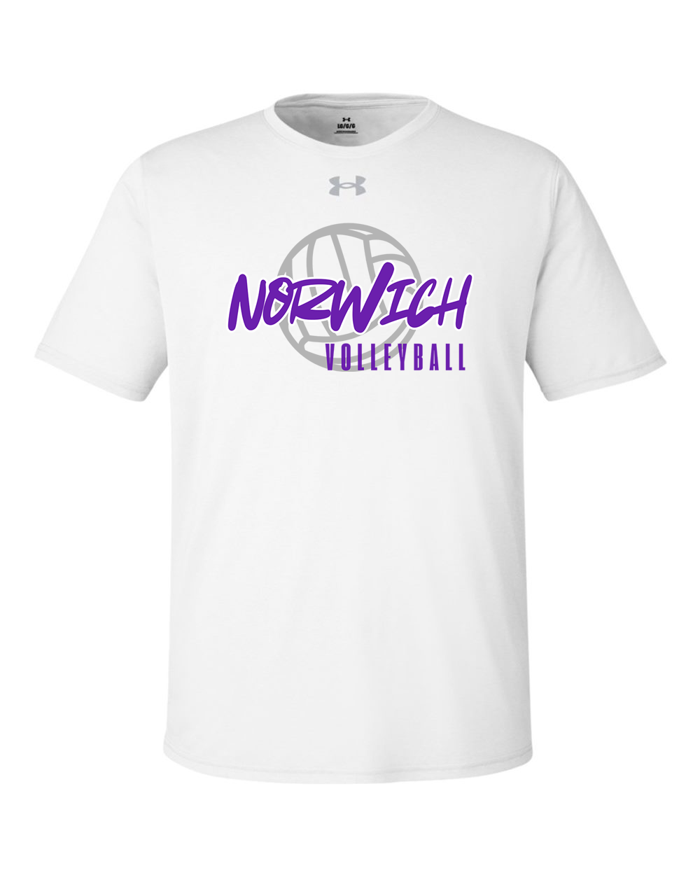 Norwich Volleyball Under Armour Team Tech™ T-Shirt Design 2