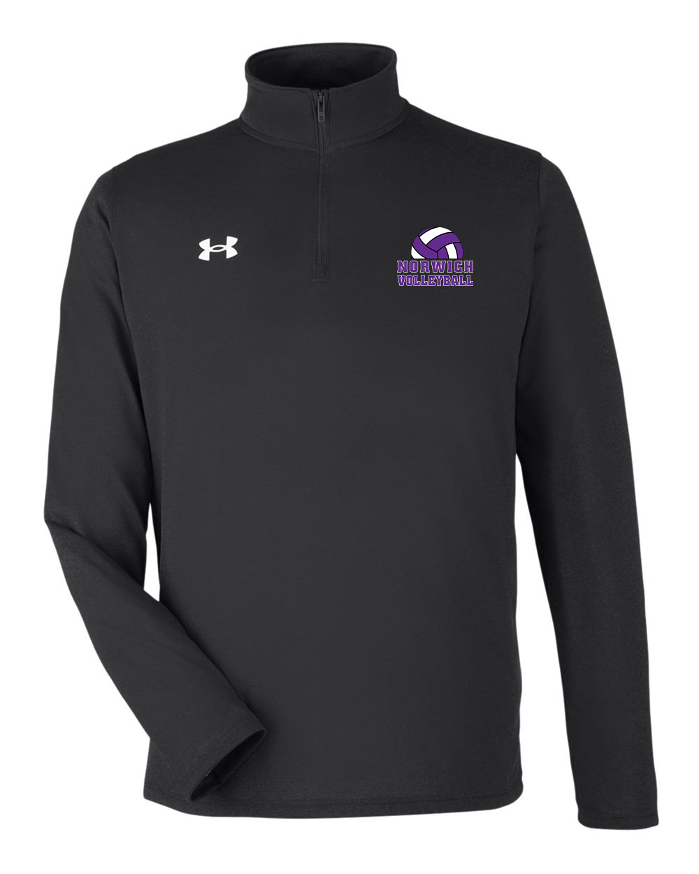 Norwich Volleyball Under Armour Quarter-Zip Pullover Design 3