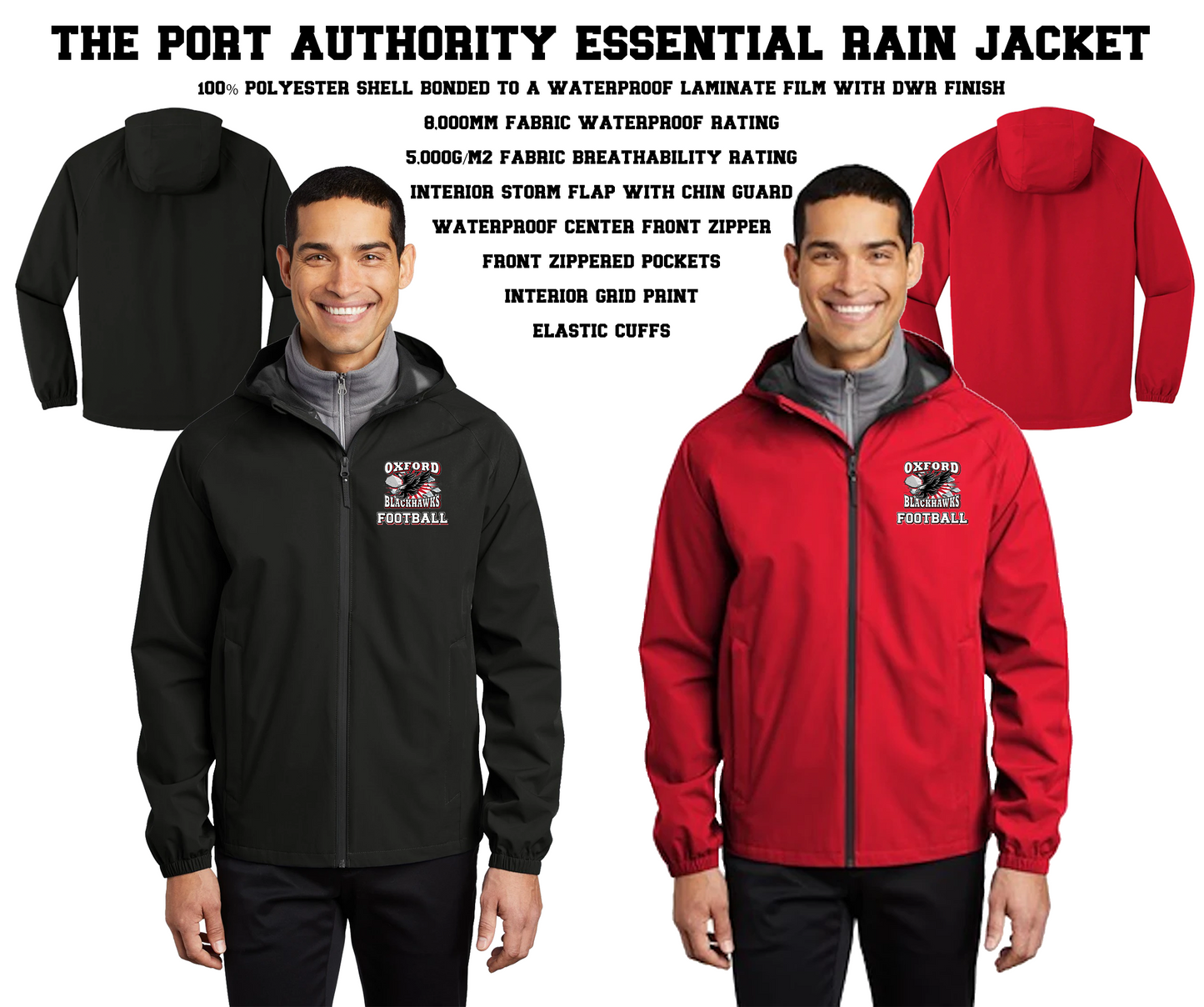 Oxford BlackHawks Football Apparel Jackets (FR)