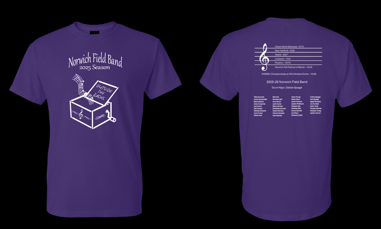 Norwich Field Band Shirts
