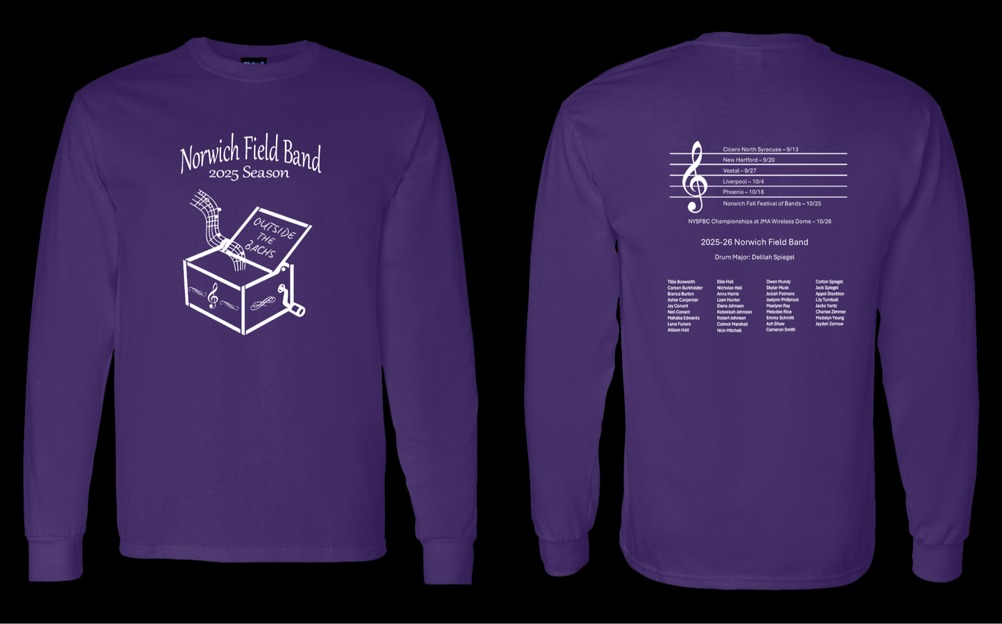 Norwich Field Band Shirts