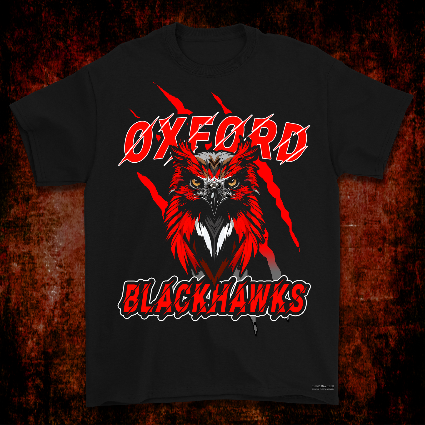 Oxford Blackhawks Scratch Logo Shirts and hoodies
