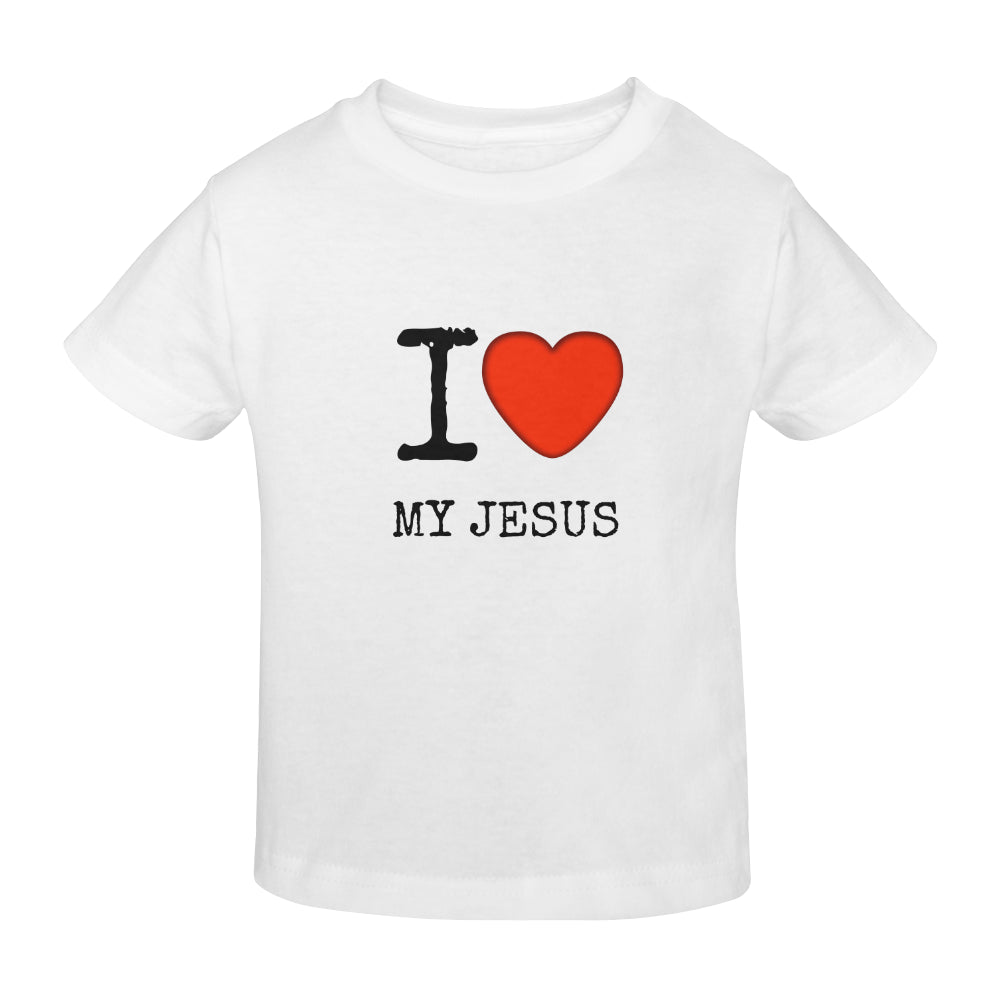 I love my Christ classic kid's t-shirts