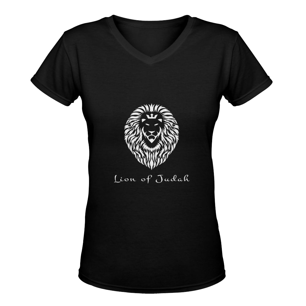 Lion of Judah classic woman's v-neck t-shirt