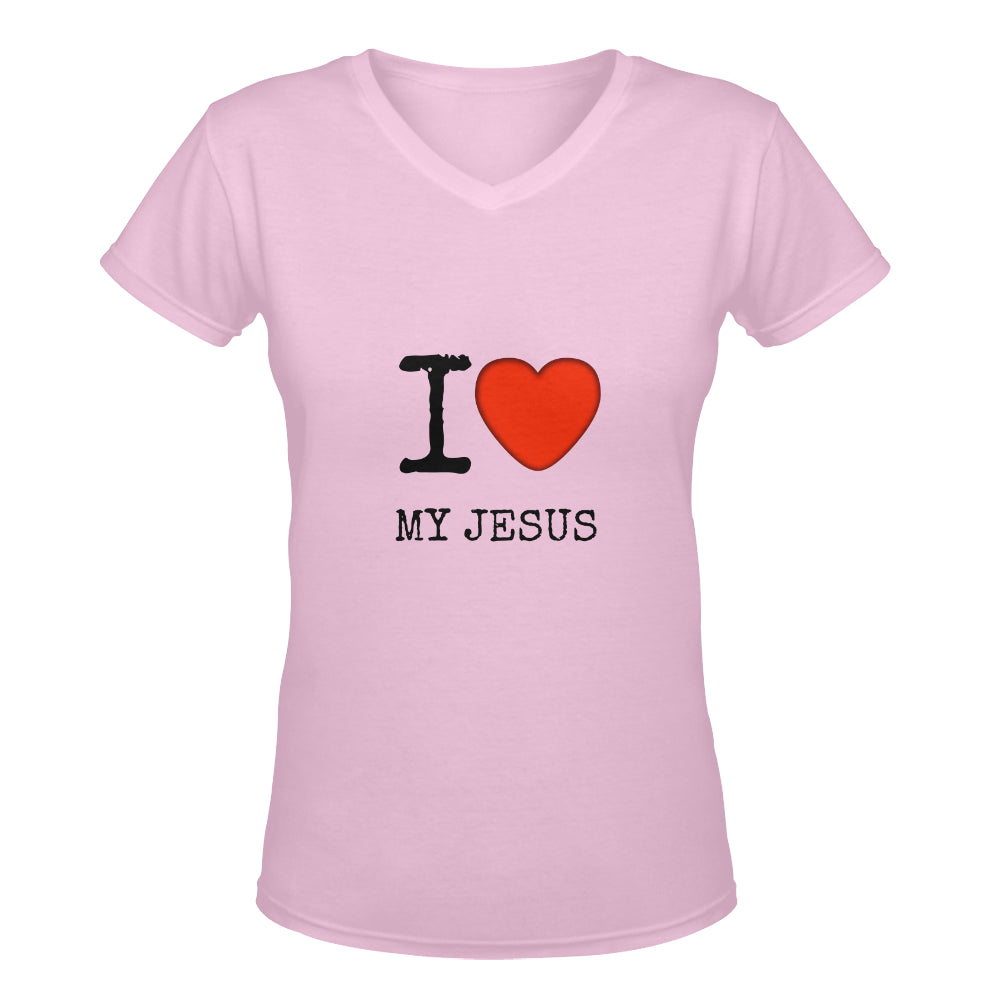 I love my Christ classic woman's v-neck t-shirt