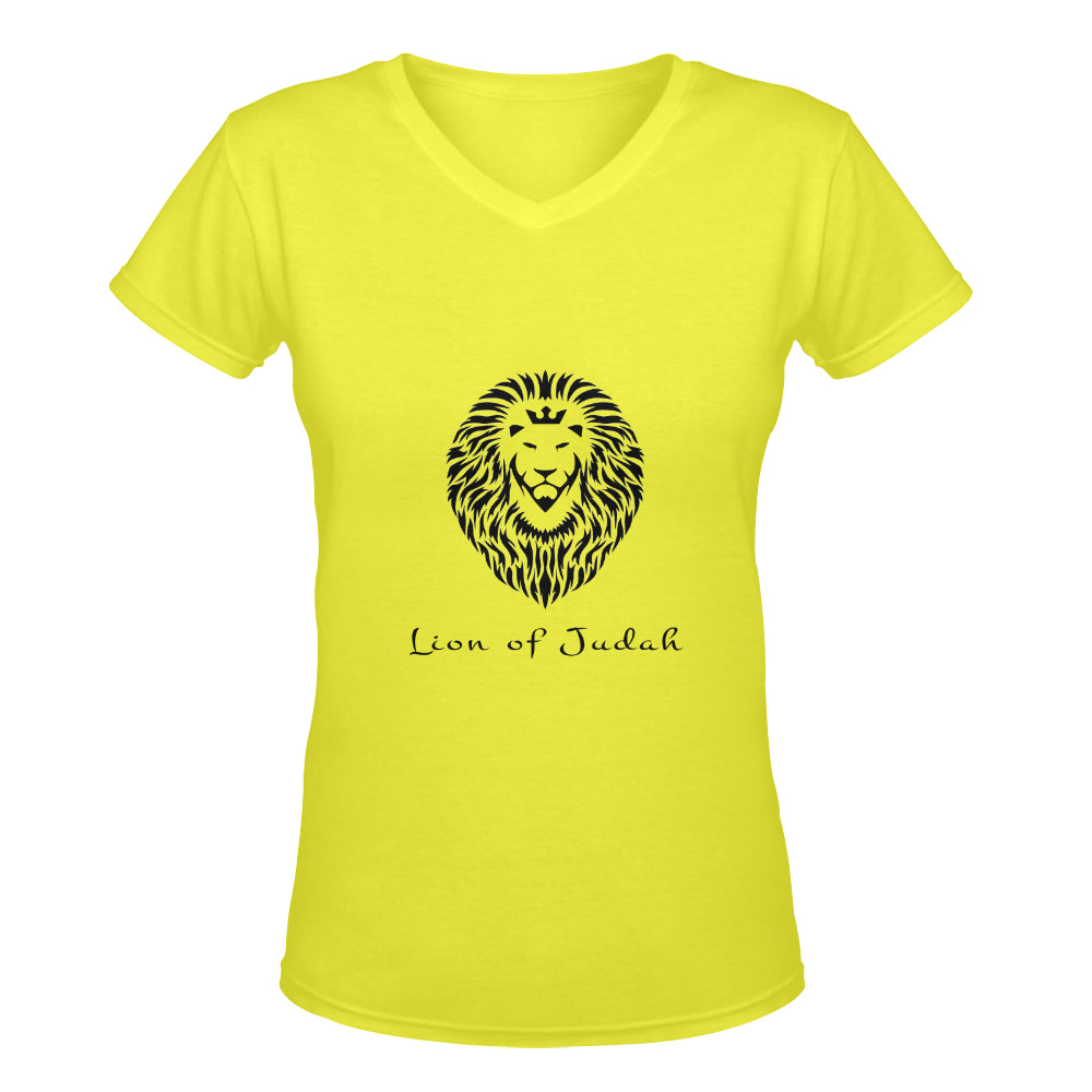 Lion of Judah classic woman's v-neck t-shirt