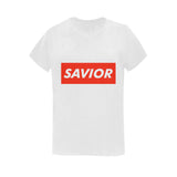 Savior - supreme style logo classic woman's t-shirt