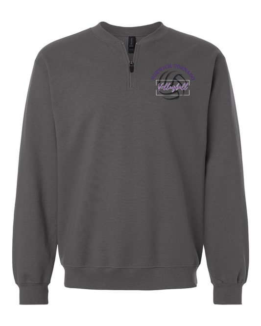 Norwich Volleyball Quarter-Zip Pullover Design 1