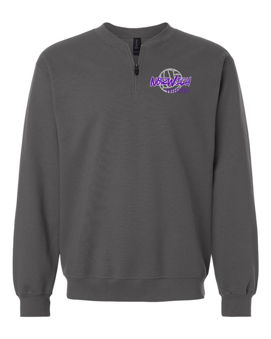 Norwich Volleyball Quarter-Zip Pullover Design 2