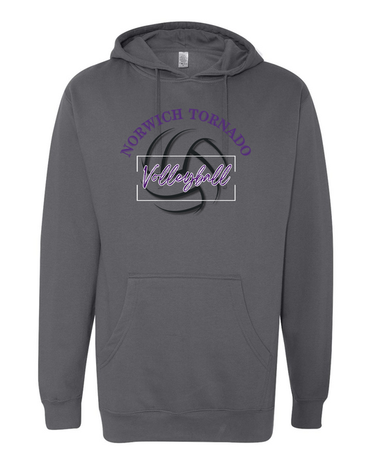 Norwich Volleyball Hooded Sweatshirt Design 1