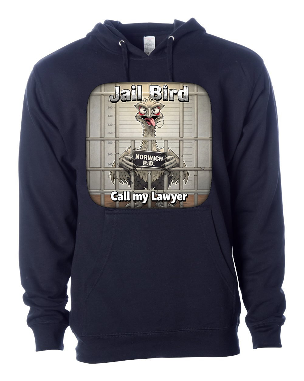 EMU Jail Bird Norwich PD shirts and hoodies.... Someone get them lawyer!!!