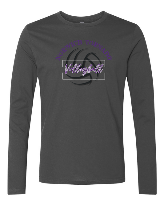 Norwich Volleyball Long Sleeve T-Shirt Design 1