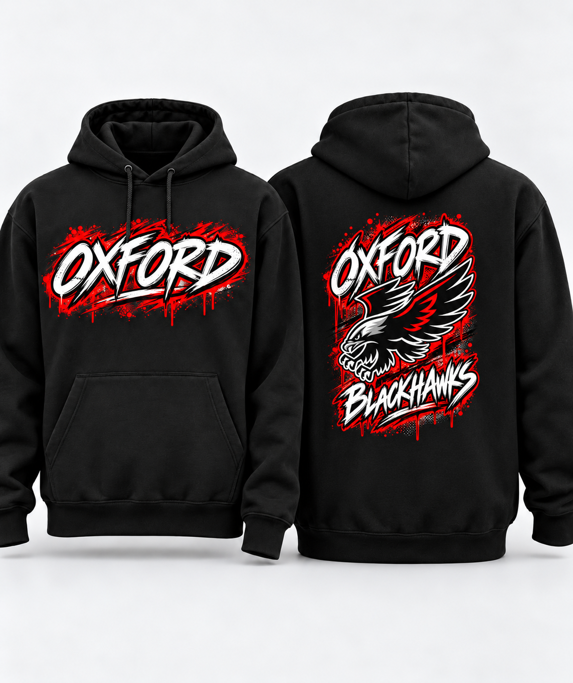 Oxford Blackhawks Graffiti hoodie