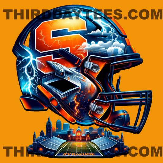 Syracuse U Football Helmet Hoodies