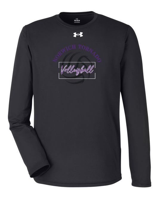 Norwich Volleyball Under Armour Team Tech™ Long Sleeve T-Shirt Design 1