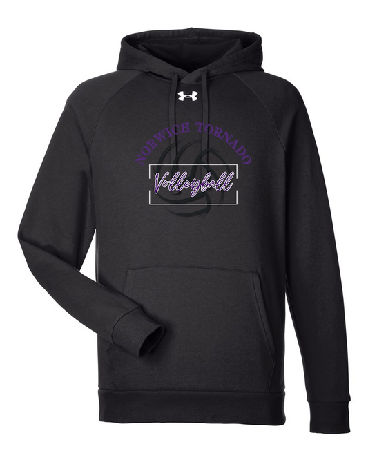 Norwich Volleyball Under Armour Fleece Hooded Sweatshirt Design 1