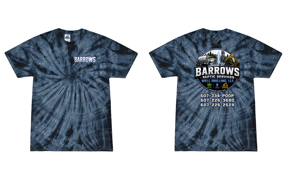 Jason P Barrows Tye Dye T-shirts