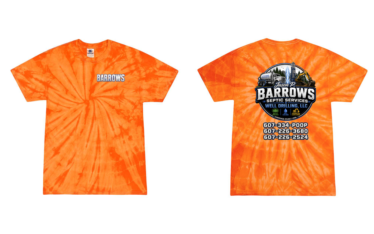Jason P Barrows Tye Dye T-shirts