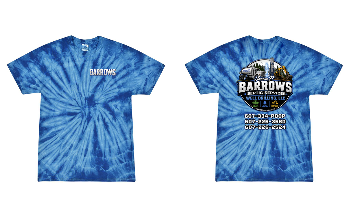 Jason P Barrows Tye Dye T-shirts