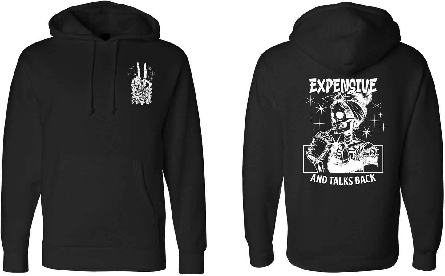 Expensive, Difficult and talks back Heavyweight Hoodie
