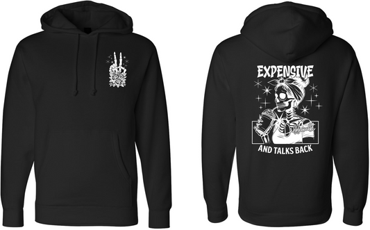 Expensive, Difficult and talks back Heavyweight Hoodie