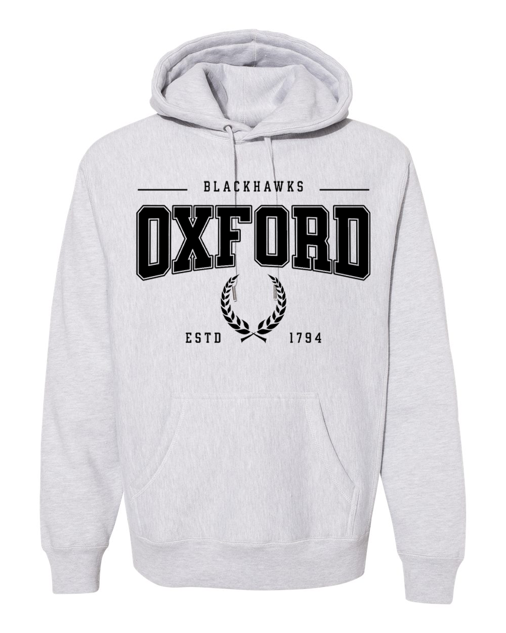 Oxford Blackhawks Heavyweight collegiate style Hoodie