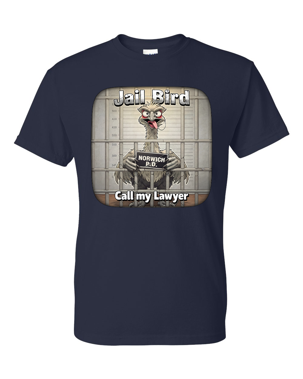 EMU Jail Bird Norwich PD shirts and hoodies.... Someone get them lawyer!!!