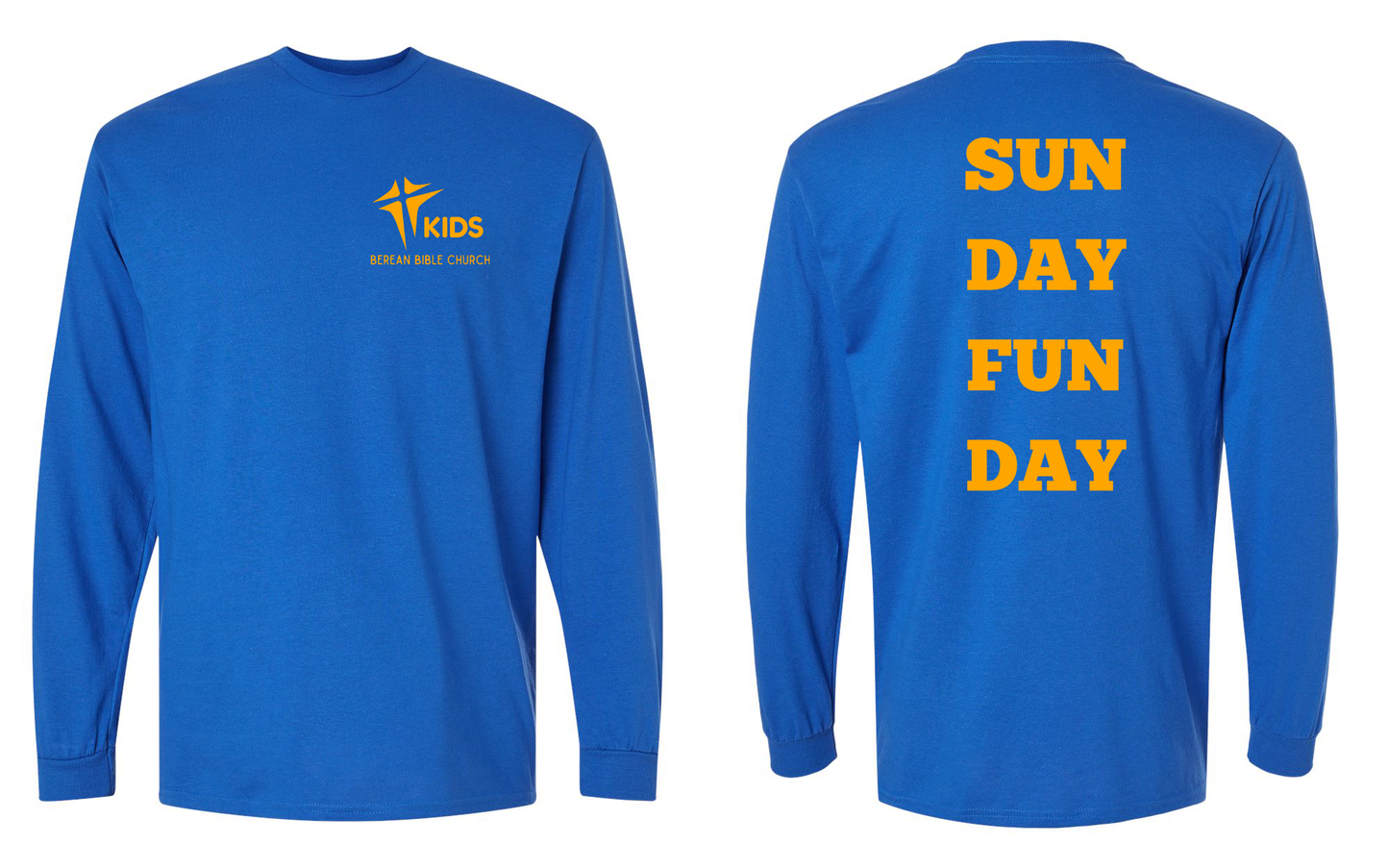 Berean Bible Church Apparel.. Kids ministry "Volunteers ONLY"