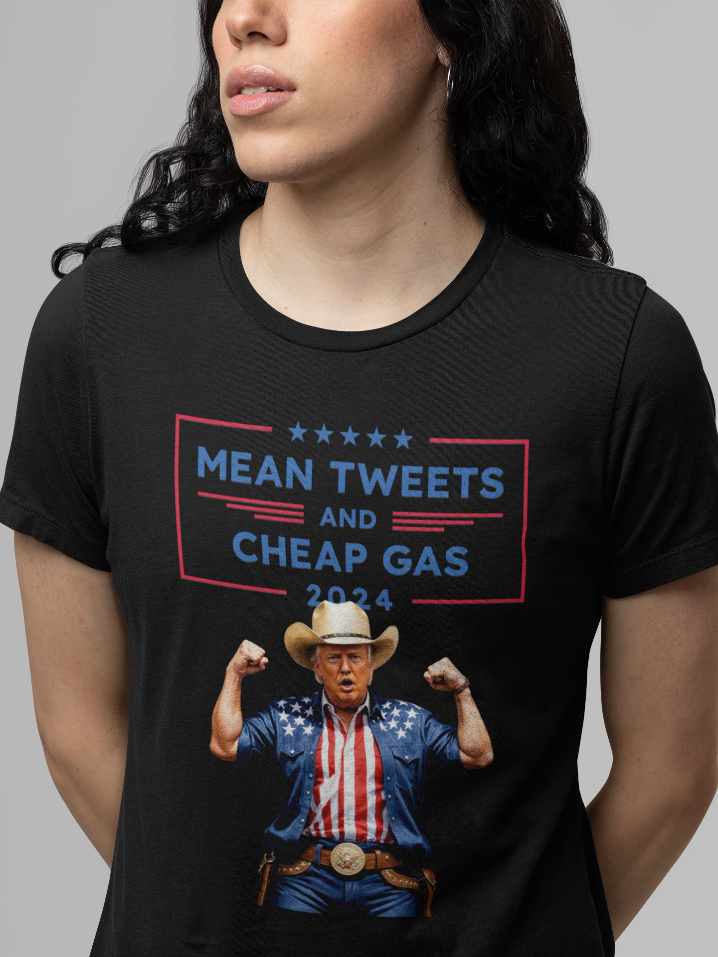 Mean Tweets and cheaper Gas Trump 2024 Shirts