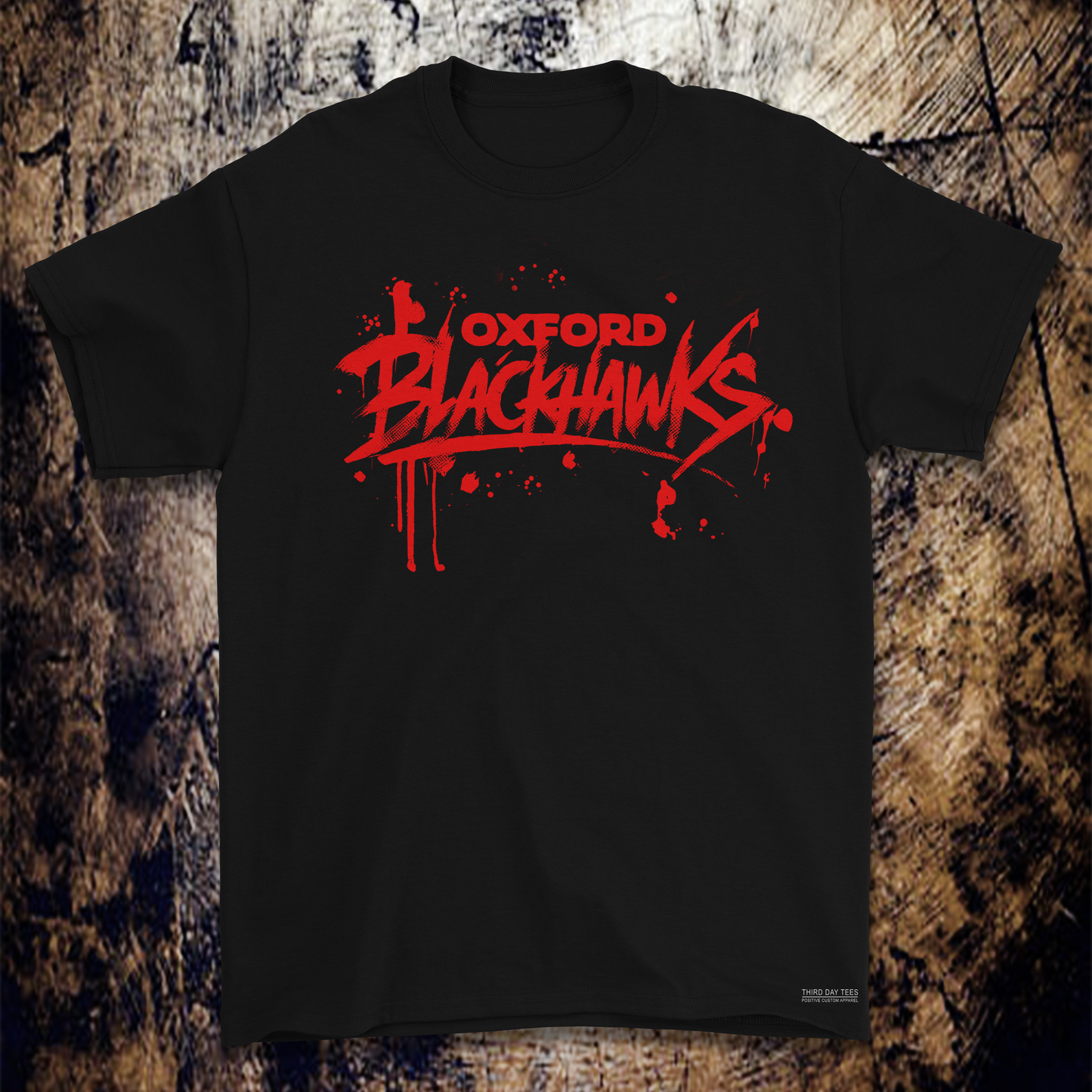 Oxford Blackhawks Drip logo Collection Adult