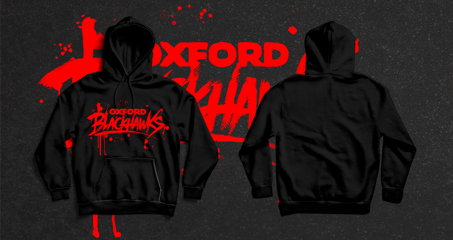 Oxford Blackhawks Drip logo Collection Adult