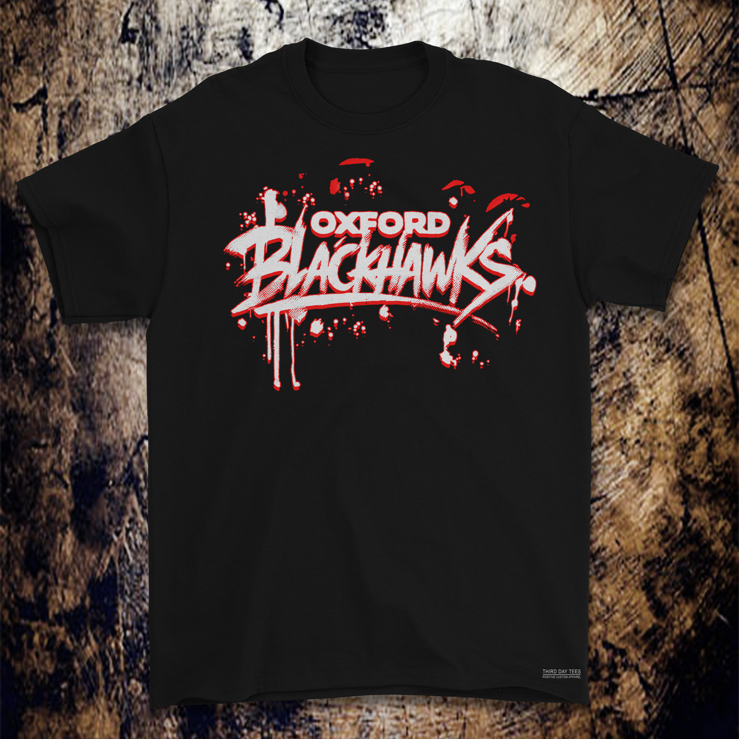 Oxford Blackhawks Drip logo Collection Adult
