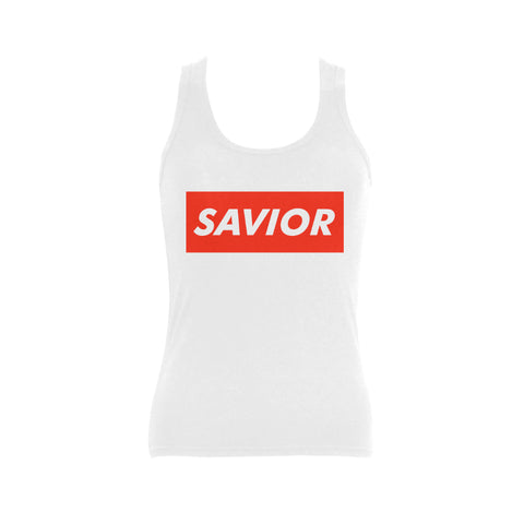 Savior - supreme style logo classic woman's tank top – THIRD DAY