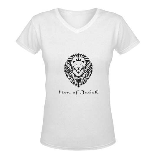 Lion of Judah classic woman's v-neck t-shirt