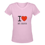 I love my Christ classic woman's v-neck t-shirt