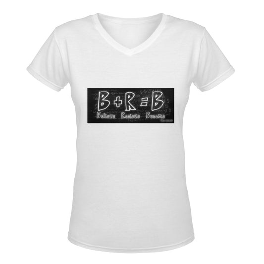 Believe+Receive=Become Classic Woman's classic V-Neck