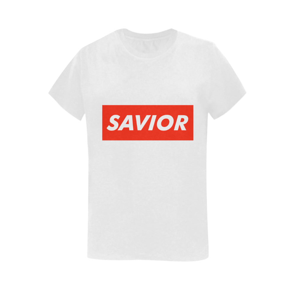 Savior - supreme style logo classic woman's t-shirt