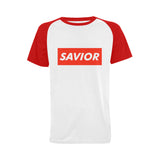 Savior - supreme style logo baseball t-shirt