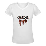 Jesus Freak Classic Woman's V-Neck T-Shirt Light