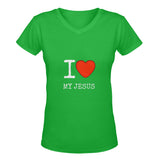 I love my Christ classic woman's v-neck t-shirt