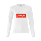 Savior - supreme style logo classic woman's long sleve shirt