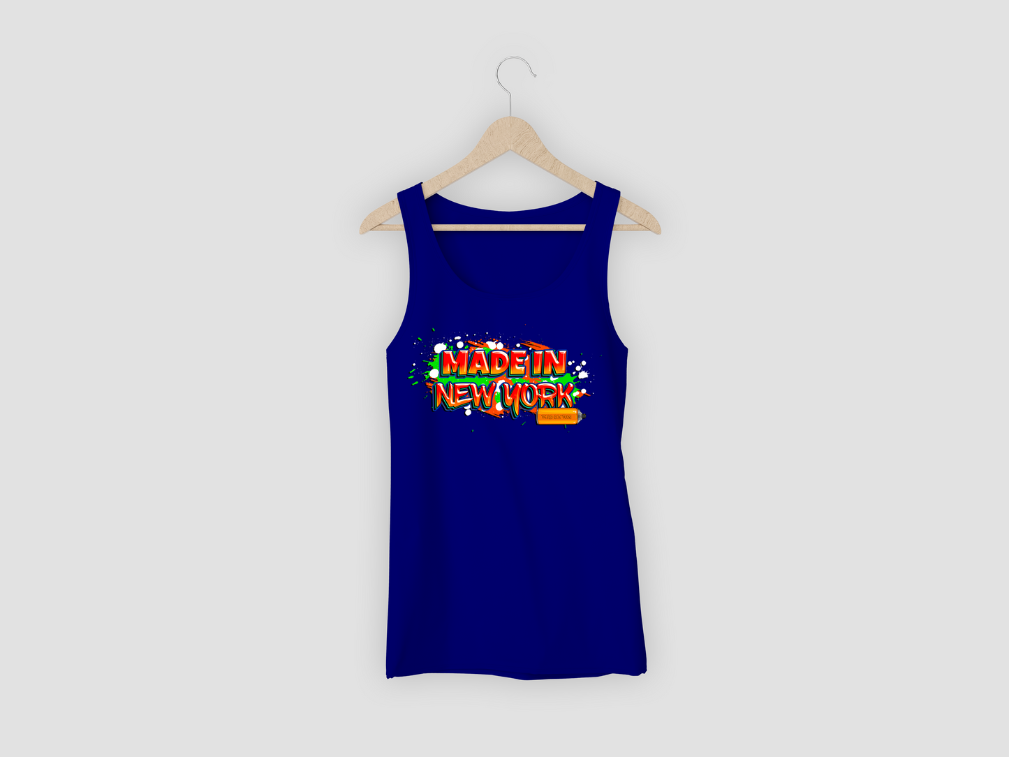 MADE IN NEW YORK TANK TOP - GRAFFITI STYLE -LIMITED EDITION