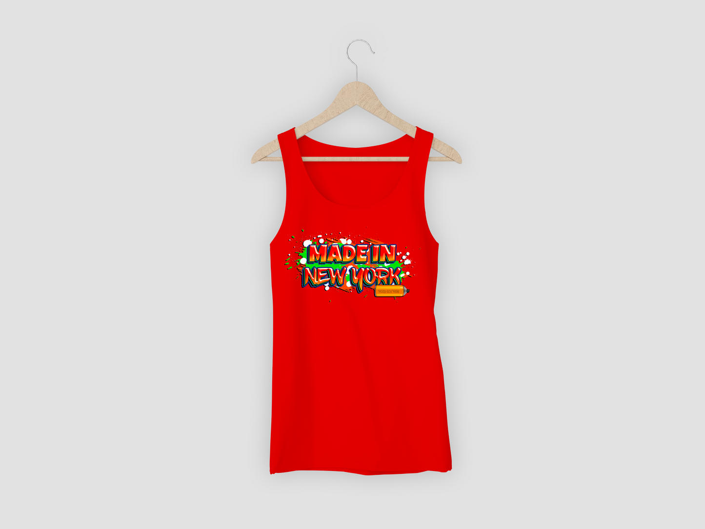 MADE IN NEW YORK TANK TOP - GRAFFITI STYLE -LIMITED EDITION
