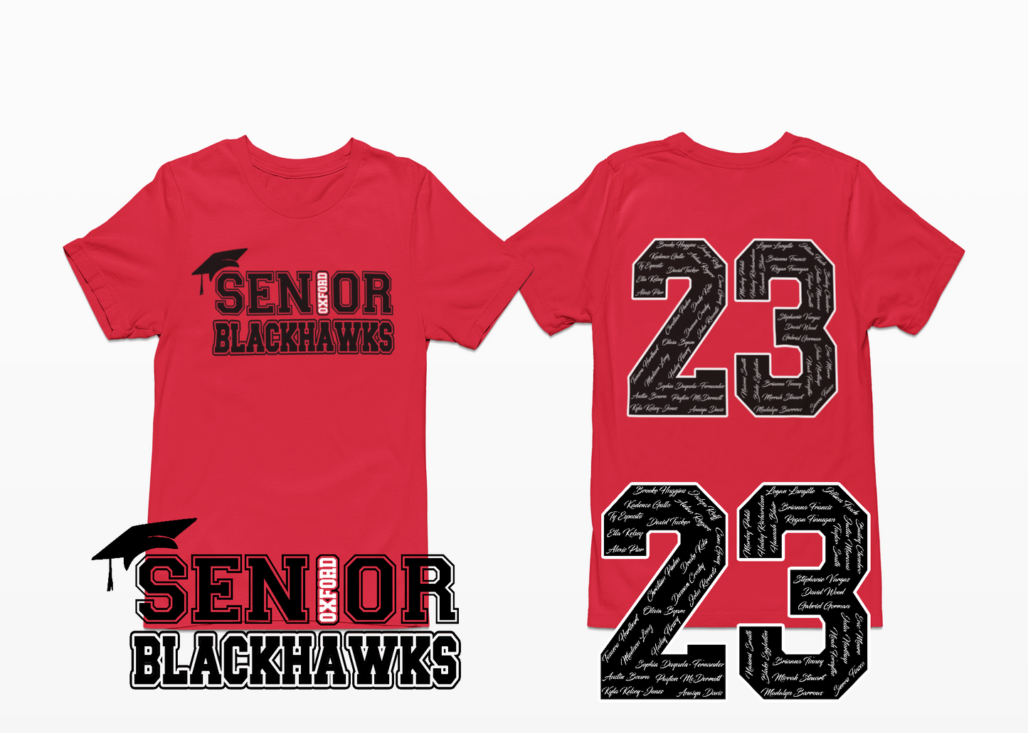 Oxford Blackhawks Senior 2023 Hoodie and Shirt