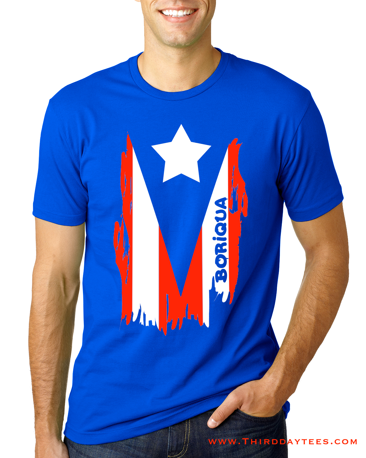 Boriqua flag shirt