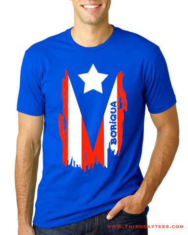 Boriqua flag shirt